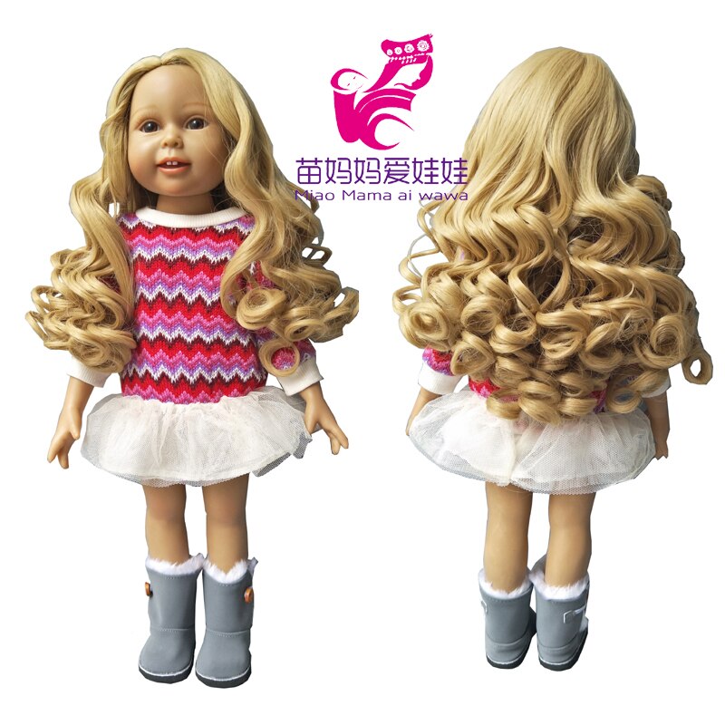 머리 크기 인형 가발 수제 인형 장난감, 머리 홈 장식 천 장난감 인형 18 인치 소녀 인형 머리, 25-28cm